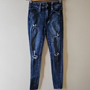 American Eagle Size 00 360 Super Stretch High Rise Jeggings